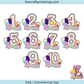 Shaker cake topper bundle, Happy Birthday cake topper, cake topper svg, ice cream cake topper, cupcake cake topper