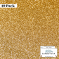 Gold Glitter Card Stock - 10 Pack 12/12