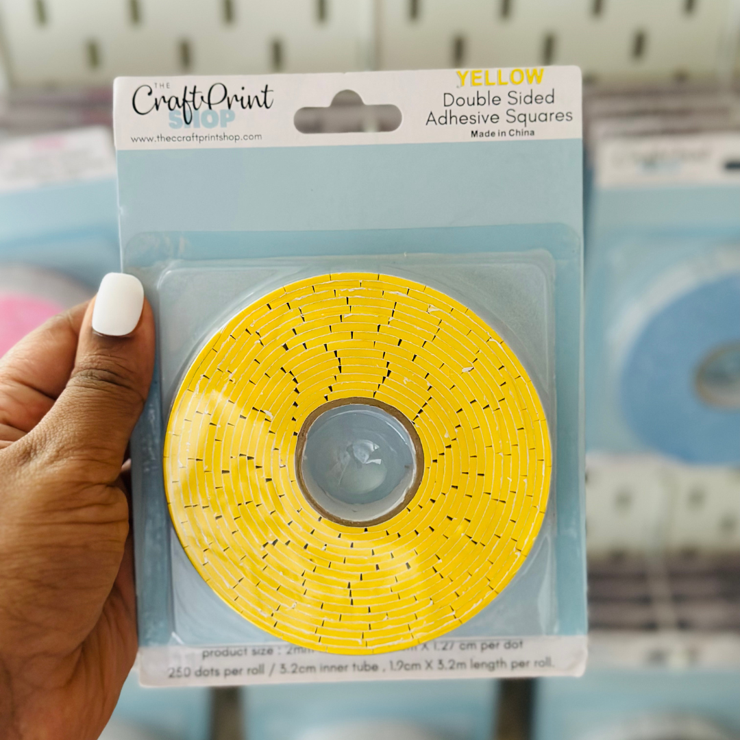 Yellow Adhesive Squares