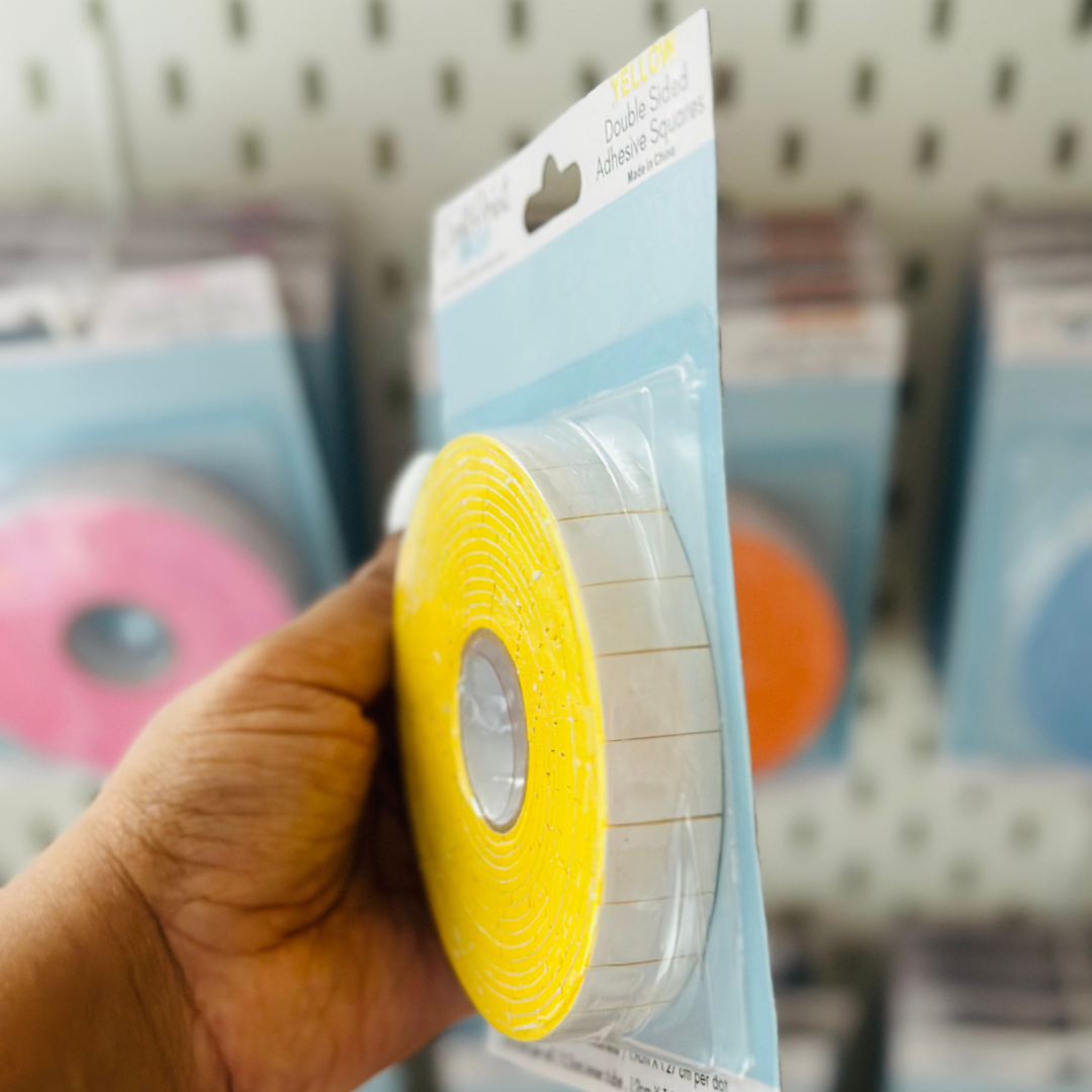 Yellow Adhesive Squares