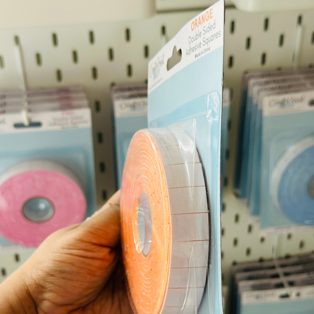 Orange Adhesive Squares