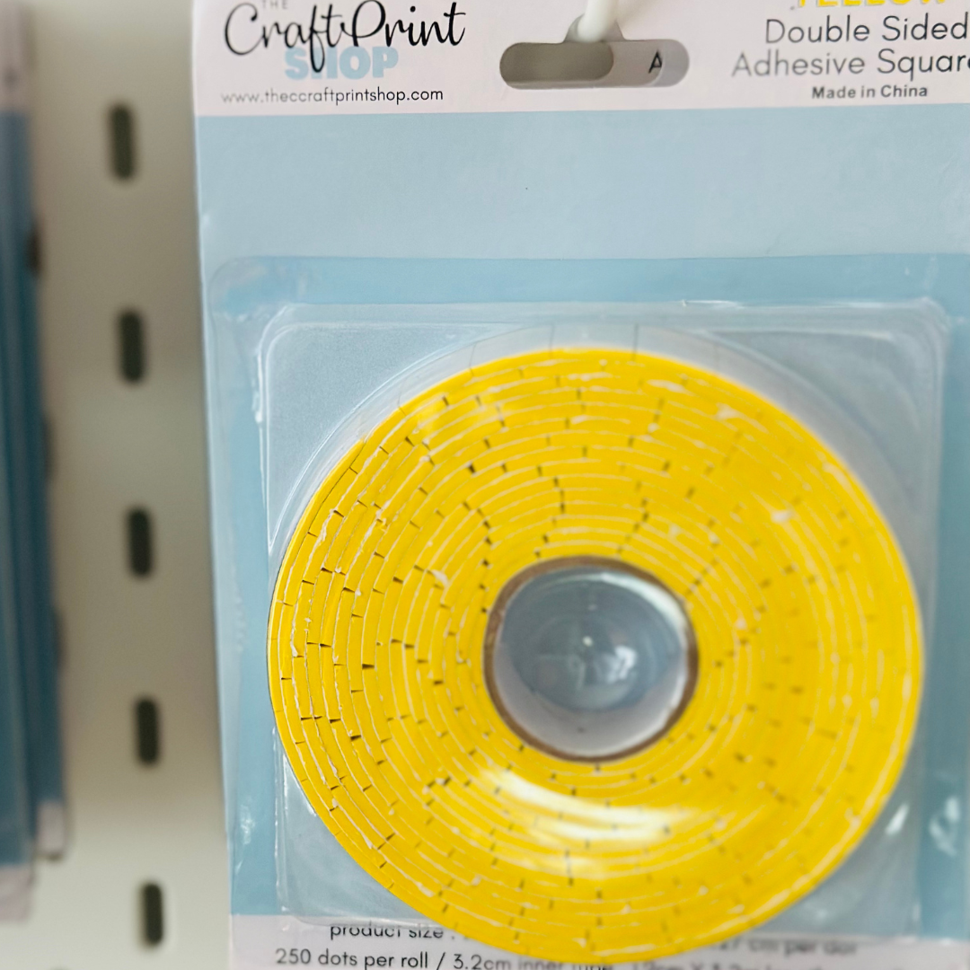 Yellow Adhesive Squares