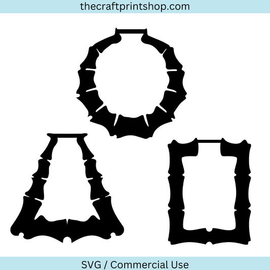 Bamboo earring svg, bamboo svg, bamboo earrings, earring svg