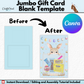 Jumbo Card Canva Template – Digital Download
