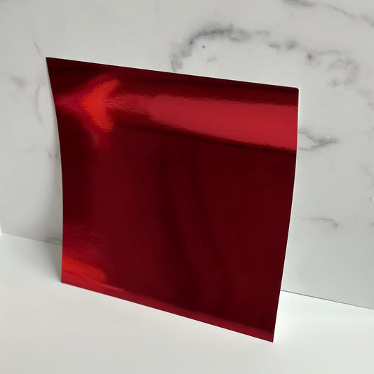 Red Metallic Card Stock - 10 Pack 12/12