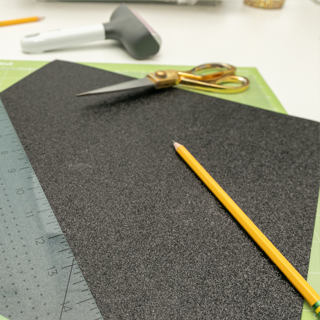 Black Glitter Card Stock - 10 Pack 12/12