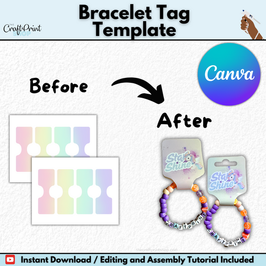 Bracelet Tags | DIY Party Favor | Digital Download
