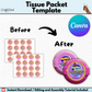 Bubble Tape Wrapper Canva Template | Digital Download