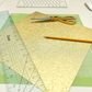 Gold Glitter Card Stock - 10 Pack 12/12