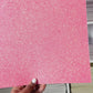 Hot Pink Glitter Card Stock - 10 Pack 12/12