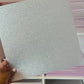 Silver Glitter Card Stock - 10 Pack 12/12