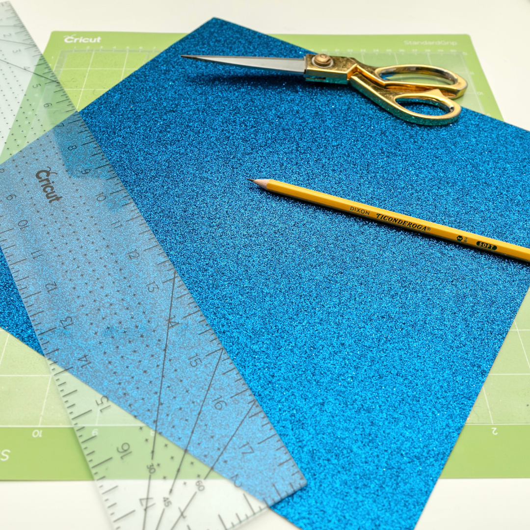 Royal Blue Glitter Card Stock - 10 Pack 12/12