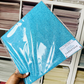 Teal Glitter Card Stock - 10 Pack 12/12