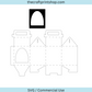 Window Treat Box, treat box svg