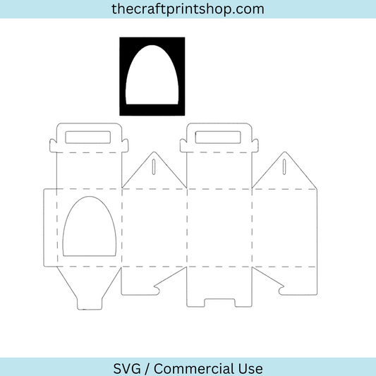 Window Treat Box, treat box svg
